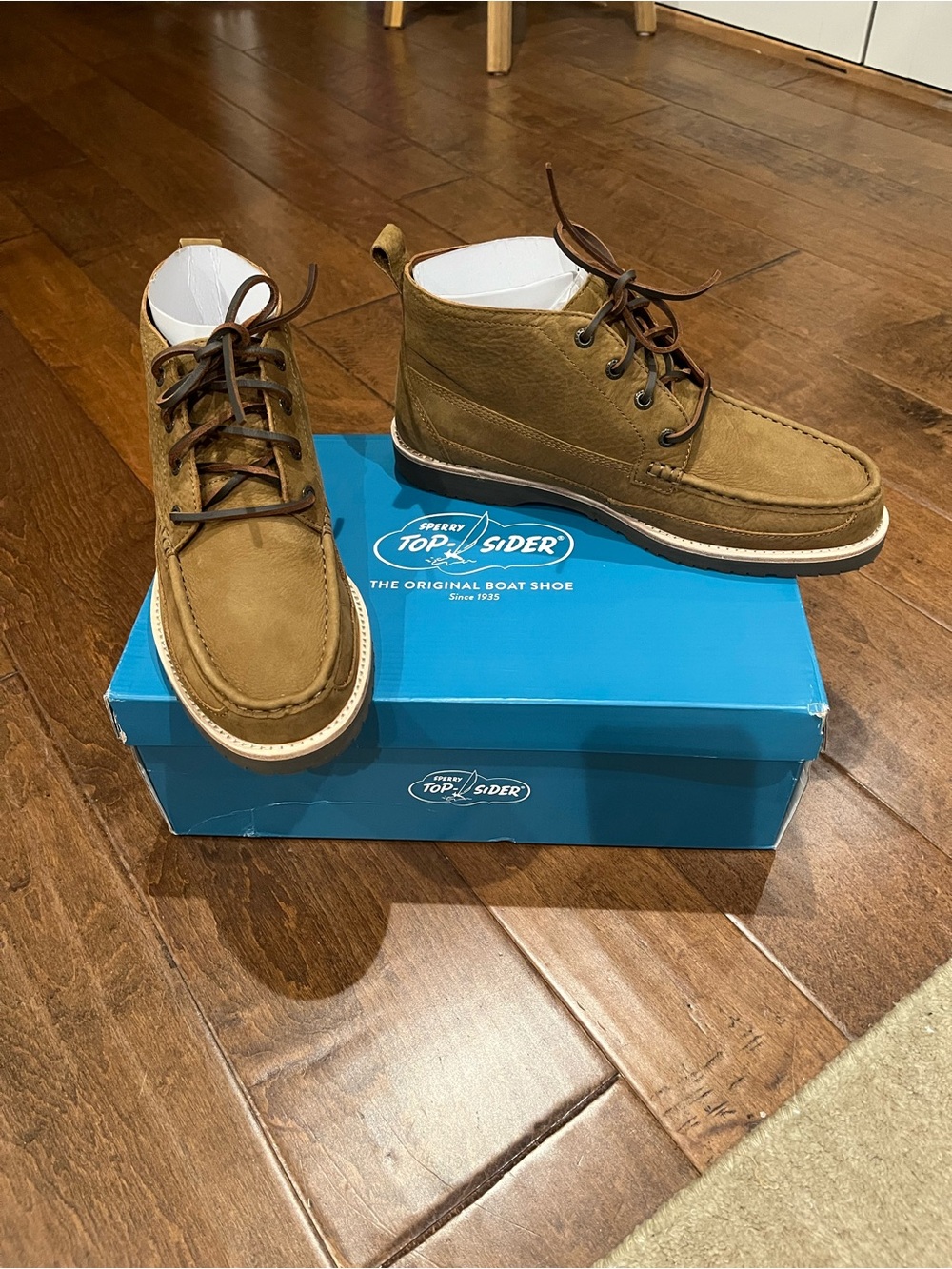 Sperry Tan/Brown Men’s Mini Lug Chukka Boat Boots